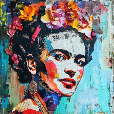 Frida Kahlo collage